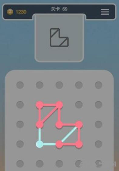 点线交织拼图第69关截图3