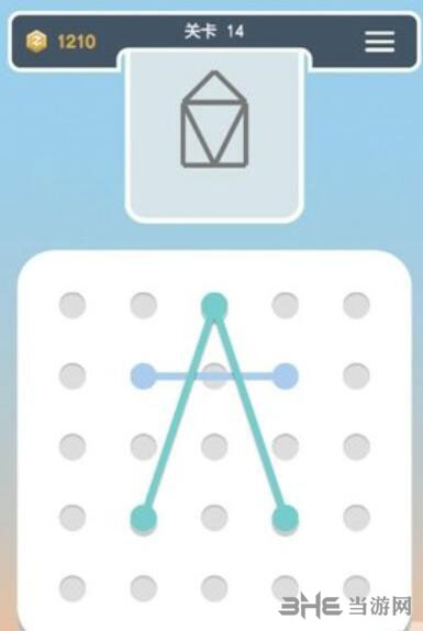 点线交织拼图第14关截图1