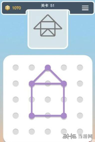 点线交织拼图第51关截图3