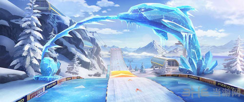 QQ飞车手游冰川滑雪场截图1