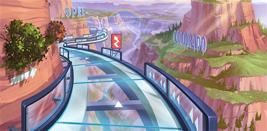 QQ飞车手游美洲大峡谷截图