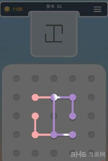 点线交织拼图第55关截图3
