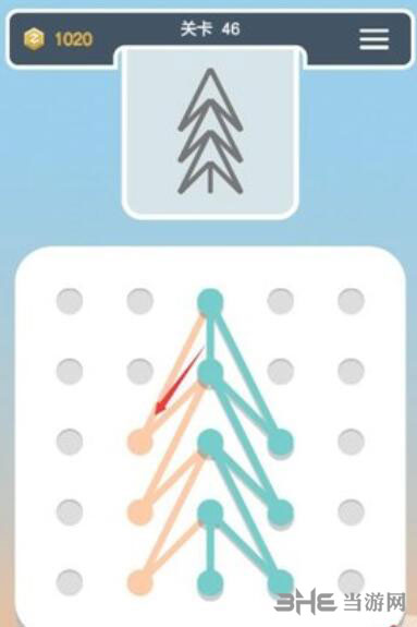 点线交织拼图第46关截图4