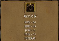 地下城堡2燧火之衣蓝图在哪出 燧火之衣图纸作用属性图鉴