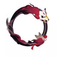 阴阳师狐之面头像框图片