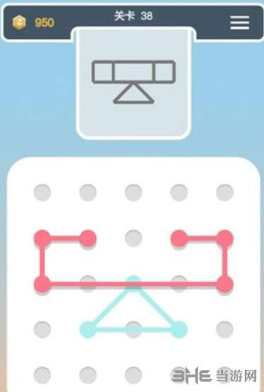点线交织拼图第38关截图2