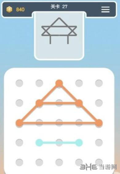 点线交织拼图第27关截图3