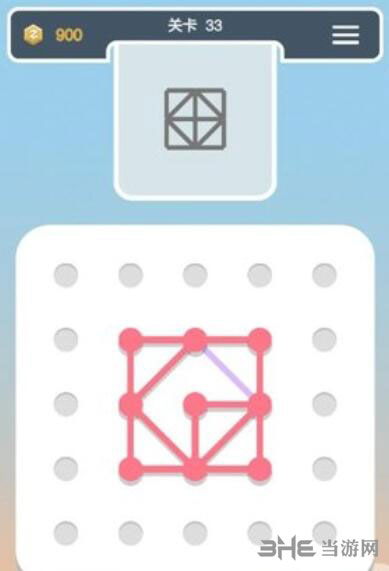 点线交织拼图第33关截图5