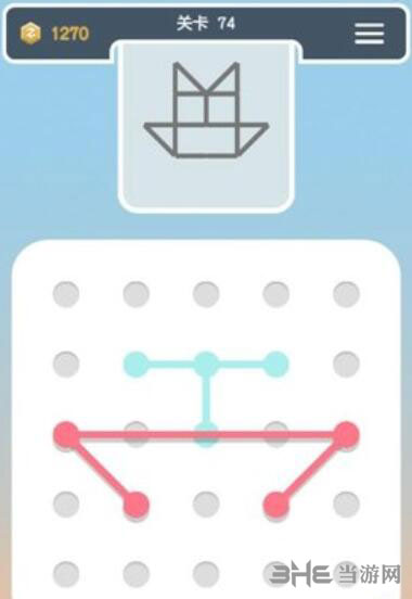 点线交织拼图第74关截图1