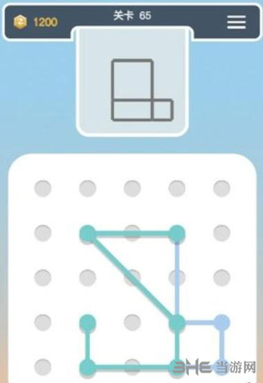点线交织拼图第65关截图3