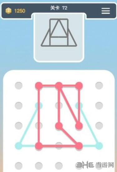 点线交织拼图第72关截图3