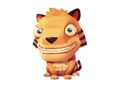 贪吃小怪兽剑齿虎图片