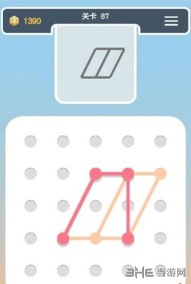 点线交织拼图第87关截图3
