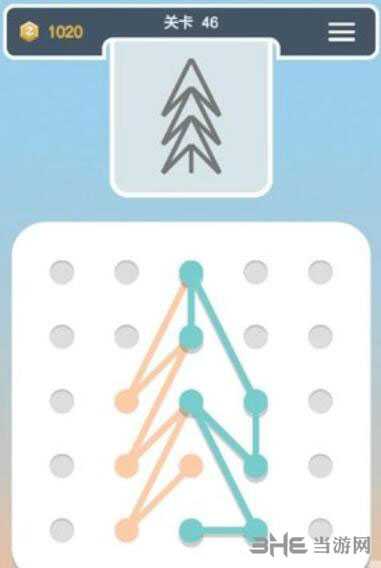 点线交织拼图第46关截图3