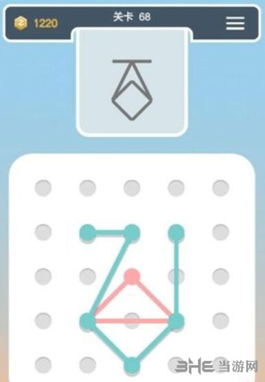点线交织拼图第68关截图1