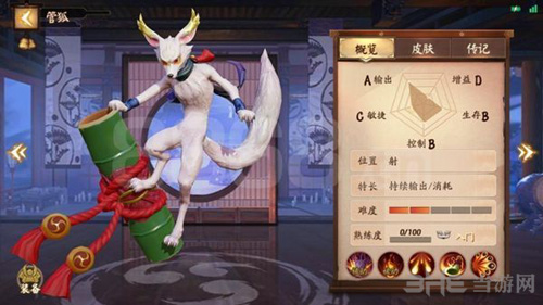 决战平安京管狐图片