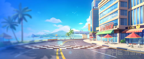 QQ飞车手游滨海沙滩截图1