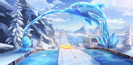 QQ飞车手游冰川滑雪场截图