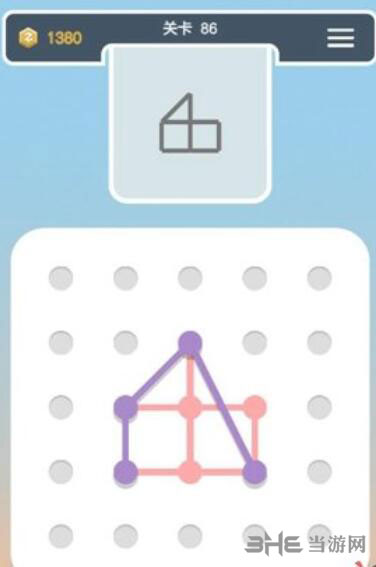 点线交织拼图第86关截图5