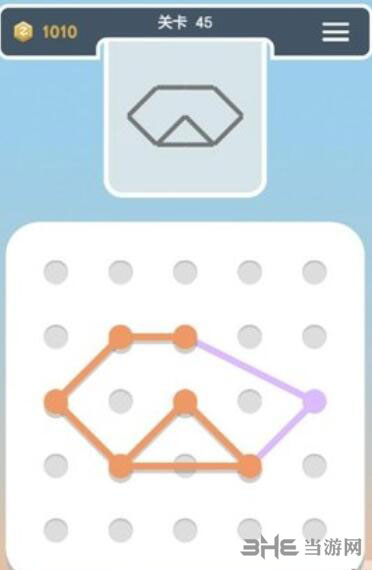 点线交织拼图第45关截图2