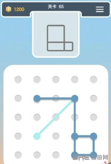 点线交织拼图第65关截图2
