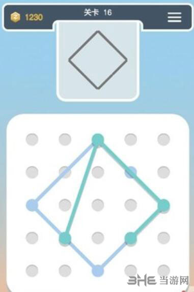 点线交织拼图第16关3