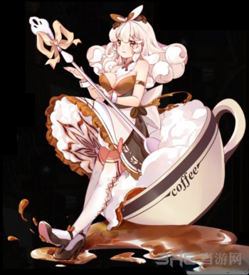 料理次元拿铁咖啡图片