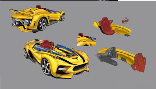 QQ飞车手游大黄蜂截图