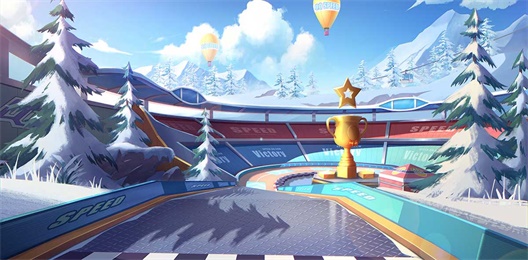 QQ飞车手游雪地大冒险截图