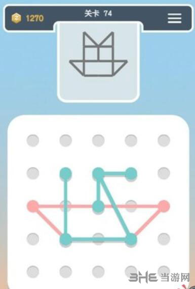 点线交织拼图第74关截图2