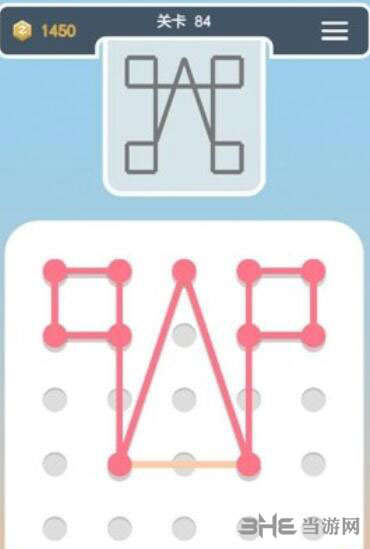 点线交织拼图第84关截图3