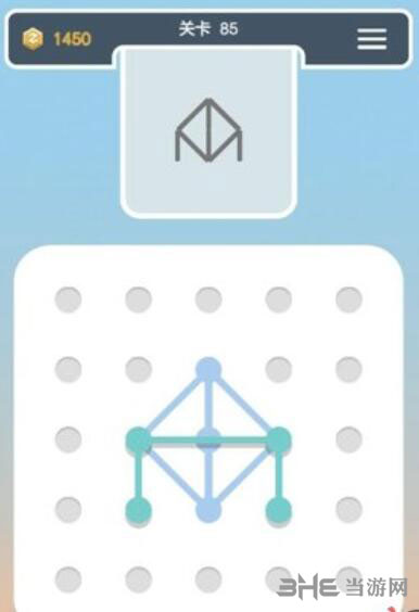 点线交织拼图第85关截图3