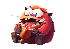 贪吃小怪兽红毛怪图片