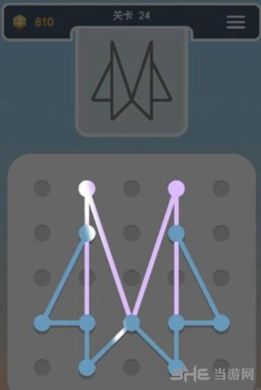 点线交织拼图第25关截图5