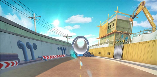 QQ飞车手游老街管道截图