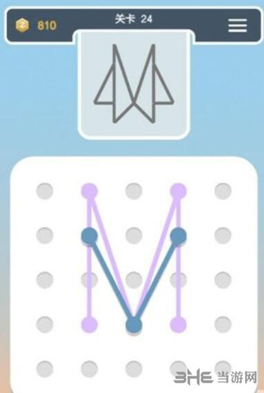 点线交织拼图第24关截图3