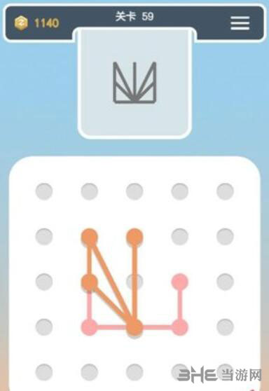 点线交织拼图第59关截图3