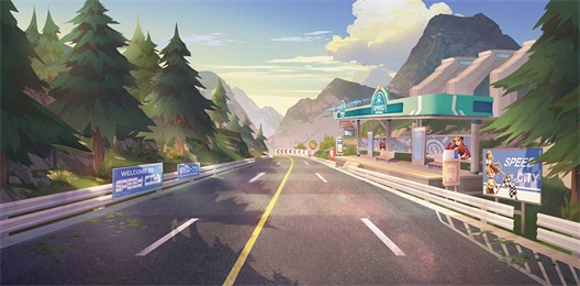 QQ飞车手游秋名山截图