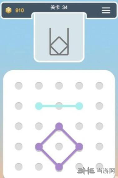 点线交织拼图第34关截图1