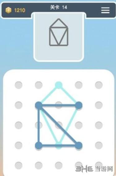 点线交织拼图第14关截图5