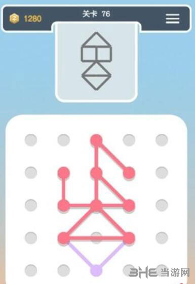 点线交织拼图第76关截图4