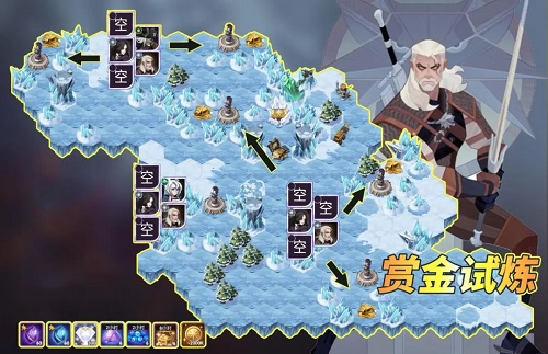 《剑与远征》杰洛特赏金试炼通关路线图分享 剑与远征杰洛特赏金试炼怎么过1