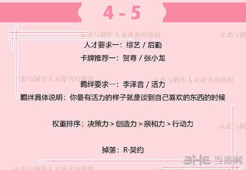 恋与制作人李泽言拍摄副本4-5图片