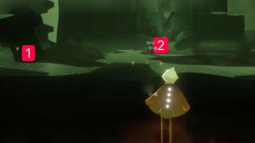 Sky光遇墓土动作位置3