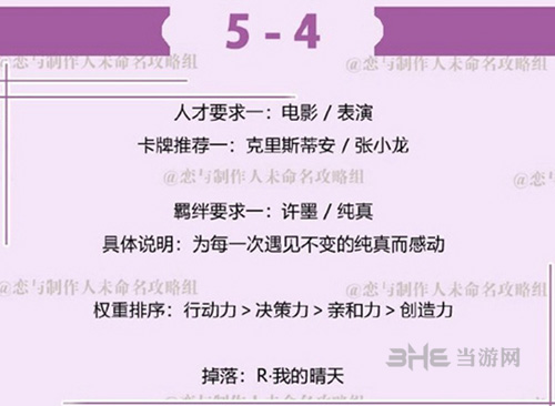 恋与制作人许墨拍摄副本5-4图片