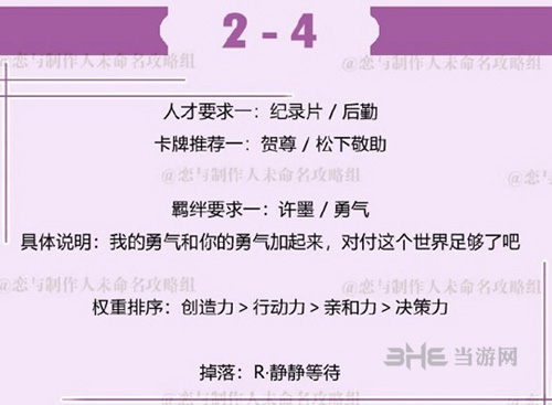 恋与制作人许墨拍摄副本2-3图片