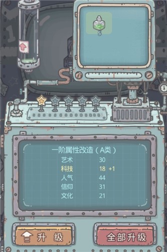 最强蜗牛科技属性图
