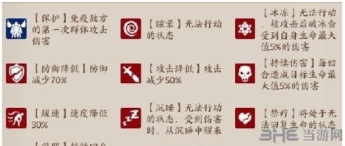 云梦四时歌减益效果一览