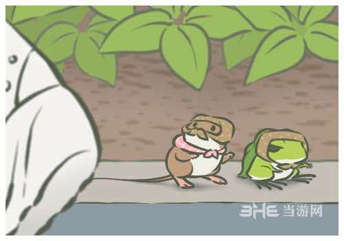 旅行青蛙街道边图片