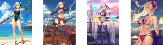 FGO泳装武藏从者战斗模型3